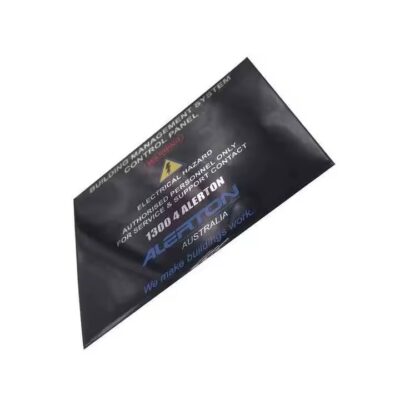 Custom Designed Industrial Metal Tags with Detailed Markings for Equipment