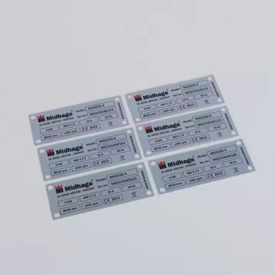Custom laser engraved aluminum identification tags