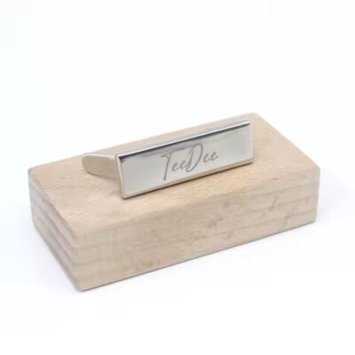 Custom Laser Engraved Metal Tags in Multiple Sizes