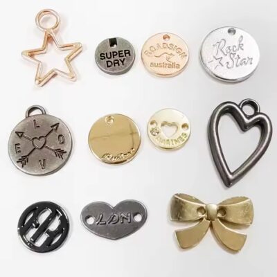 Custom 3D Engraved Metal Brand Tags with Unique Shapes