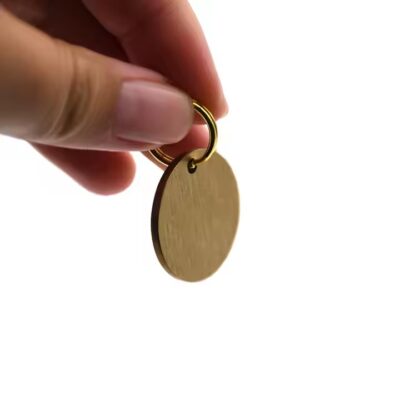 Custom Blank Brass Tags for Engraving and Product Labeling