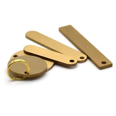 Custom Blank Brass Tags for Engraving and Product Labeling