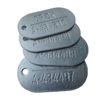 Custom High-Quality Etched Metal Tags for Industrial and Brand Labeling