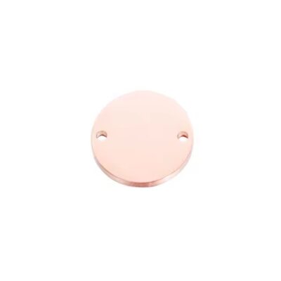 High Polish Stainless Steel Round Metal Tags with Smooth Reflective Surface
