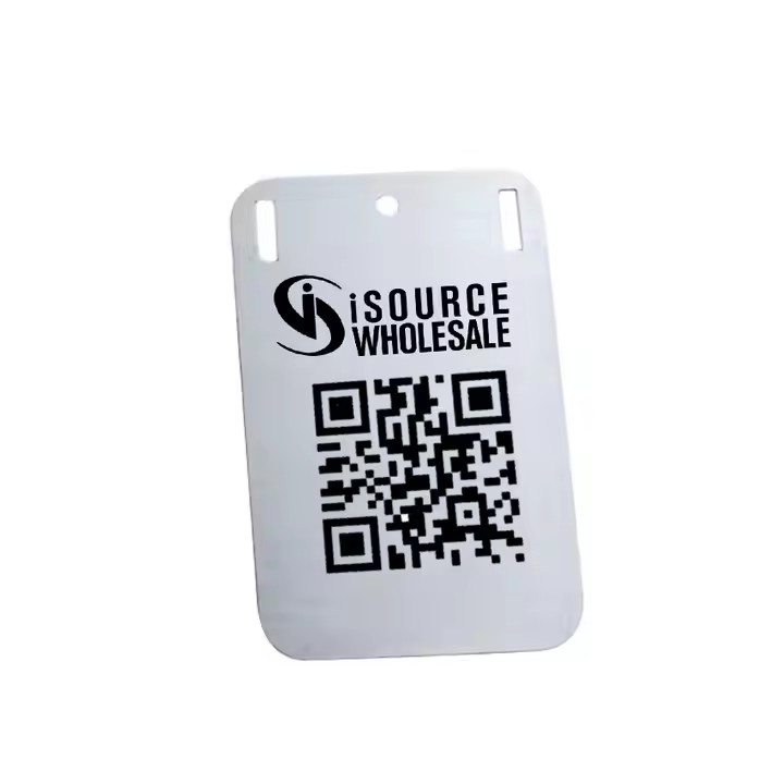 Custom Laser Engraved Metal Tag with QR Code for Industrial Use
