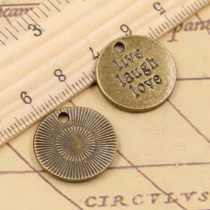 Custom Vintage Etched Metal Tags for Jewelry and Fashion Accessories