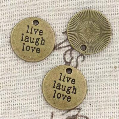 Custom Vintage Etched Metal Tags for Jewelry and Fashion Accessories