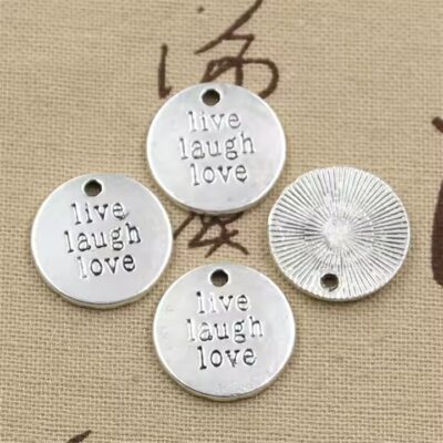 Custom Vintage Etched Metal Tags for Jewelry and Fashion Accessories