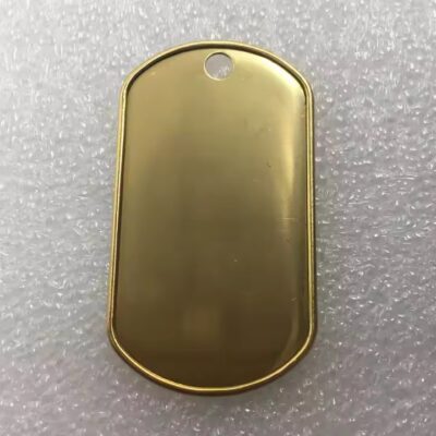 Custom Laser Engraved Stainless Steel Military Dog Tag