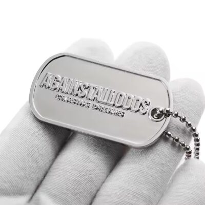 Custom Stainless Steel Fashion Military Dog Tag