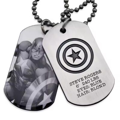 Custom Stainless Steel Fashion Military Dog Tag
