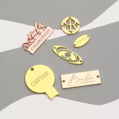 Best-Selling Fashion Metal Tags for Handbags with Custom Shapes