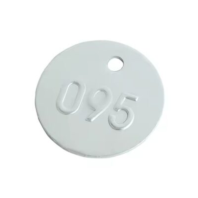 Custom Numbered Embossed Metal Tree and Plant Tags