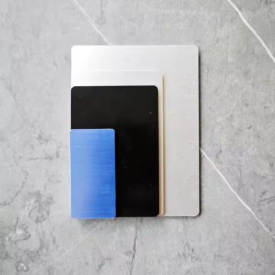 Durable Custom Adhesive Aluminum Instruction Labels