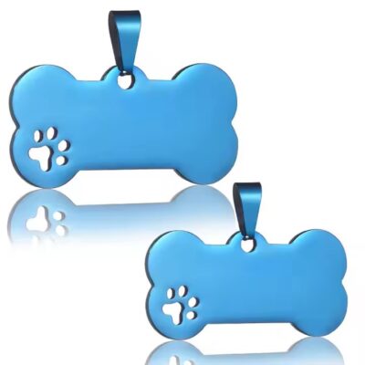 Sublimation Blank Anodized Aluminum Dog Tags for Heat Transfer Printing