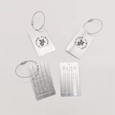 Custom Aluminum Clothing Tags for Fashion Apparel Branding
