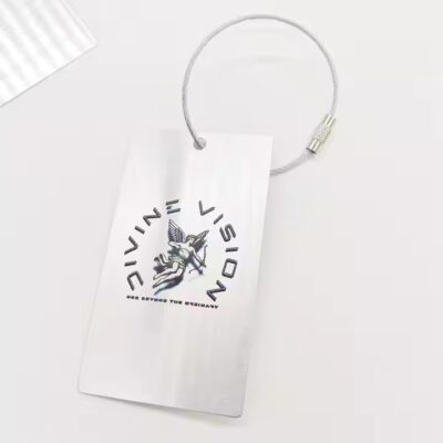 Custom Aluminum Clothing Tags for Fashion Apparel Branding
