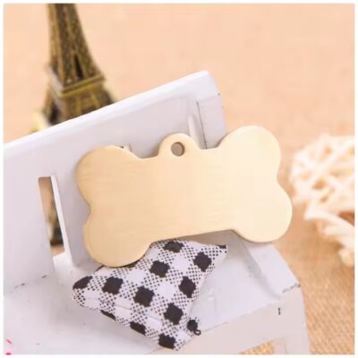 Blank Brass and Copper Key Tags for Custom Engraving
