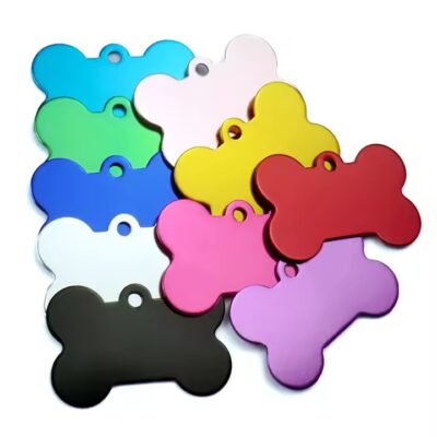Custom Aluminum Dog Tag Necklaces in Bulk