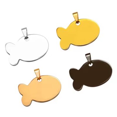 Custom Aluminum Dog Tag Necklaces in Bulk