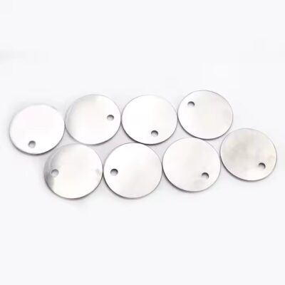 Blank Stainless Steel Tags in Various Sizes for Engraving and Industrial Use